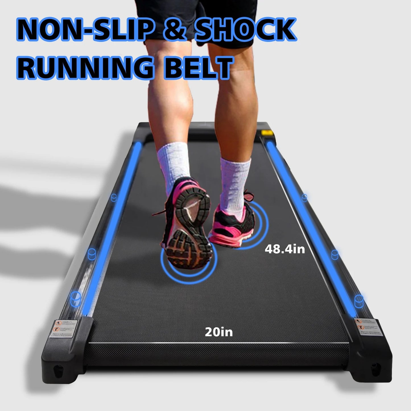 Under Desk Treadmill for Standing Desk or Watching TV (Burn Those Calories!)