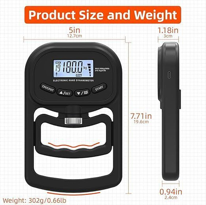 Grip Strength Tester (Test Your Longevity)