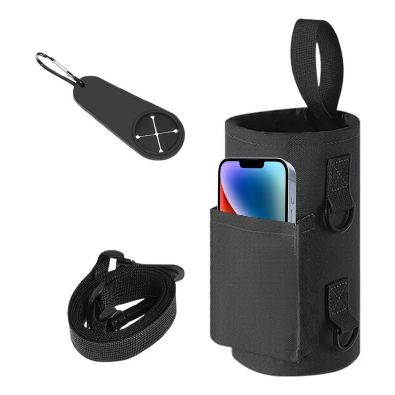 Magnetic Gym Water Bottle + Phone Holder.