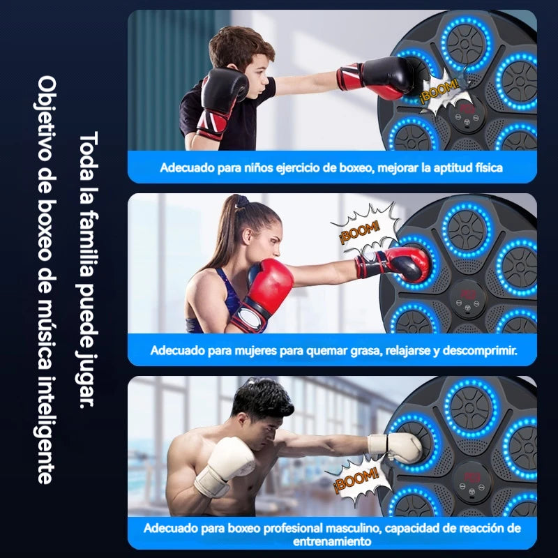 Wall Mounted Musical Boxing Machine w/ Bluetooth