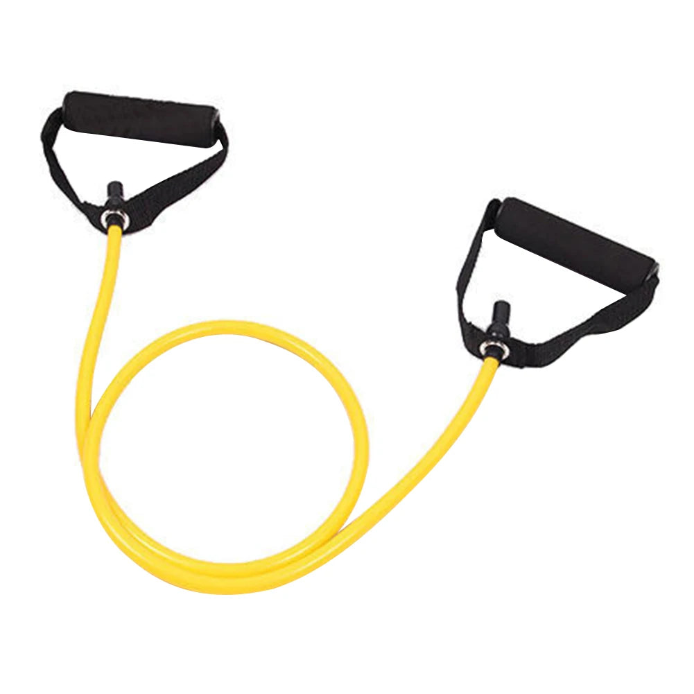 Yoga Pull Rope Resistance Bands with Handles (Stretch Bands for Body Shaping, Muscle Training, and Physical Therapy)