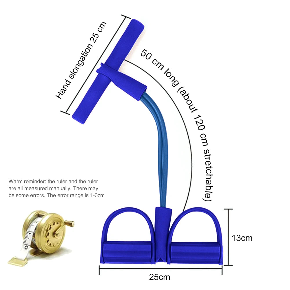 Fitness Pull Rope for Easy Safety Working-Out Ornaments (Works Legs, Arms, and Abs)