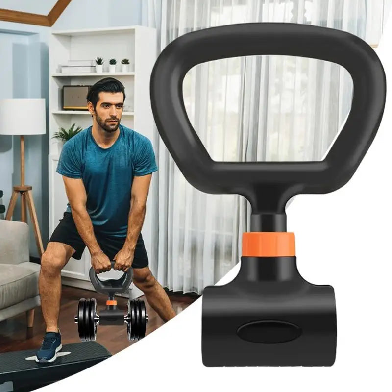 Kettlebell Converter Handle Kettlebell Grips for Dumbbells Workout Accessories Adjustable Exercise Equipment Attachment For