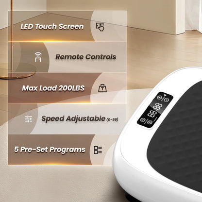 Vibration Plate Exercise Machine for Instant Body Workout.