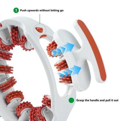 Cellulite Manual Push-Pull Roller - Thigh, Calf, Waist Push-Pull Tool - Deep Tissue Pain Relief, Body Sculpting, Anti-Inflammation and Fast Recovery