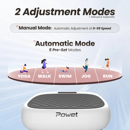 Vibration Plate Exercise Machine for Instant Body Workout.
