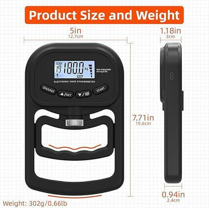 Grip Strength Tester (Test Your Longevity)