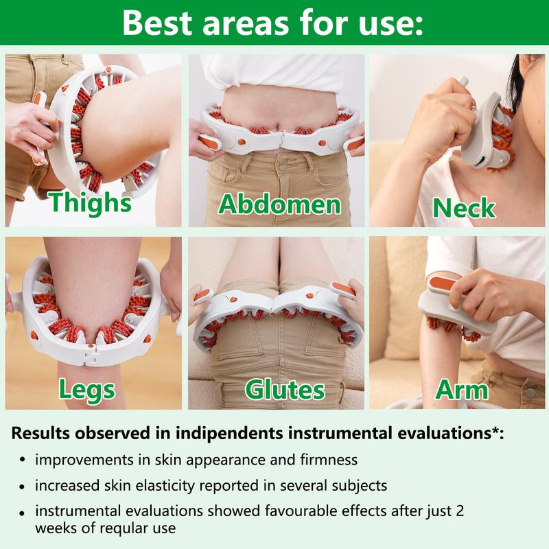 Cellulite Manual Push-Pull Roller - Thigh, Calf, Waist Push-Pull Tool - Deep Tissue Pain Relief, Body Sculpting, Anti-Inflammation and Fast Recovery