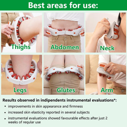 Cellulite Manual Push-Pull Roller - Thigh, Calf, Waist Push-Pull Tool - Deep Tissue Pain Relief, Body Sculpting, Anti-Inflammation and Fast Recovery