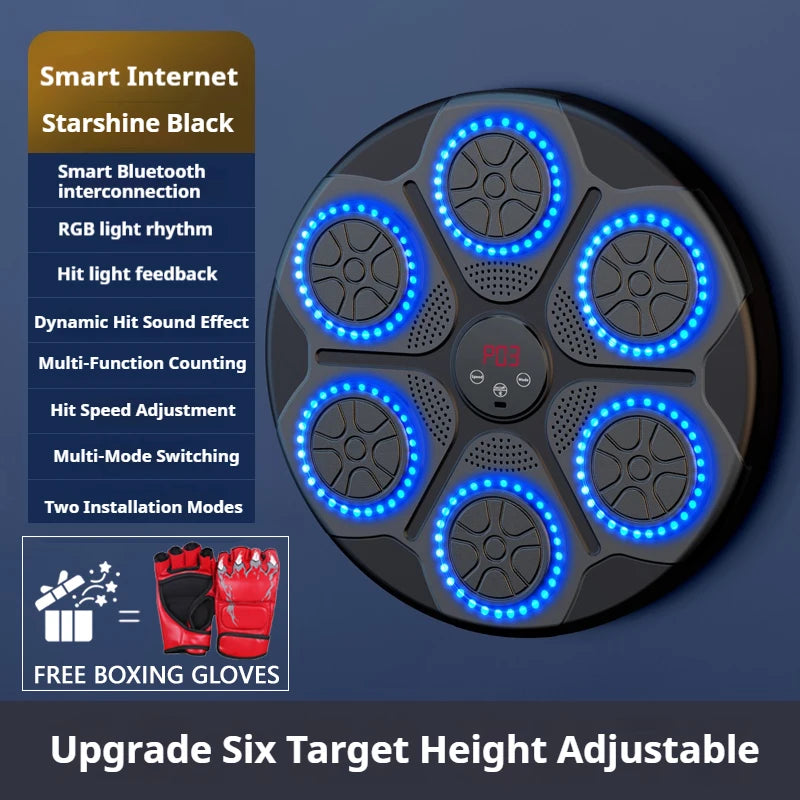 Wall Mounted Musical Boxing Machine w/ Bluetooth