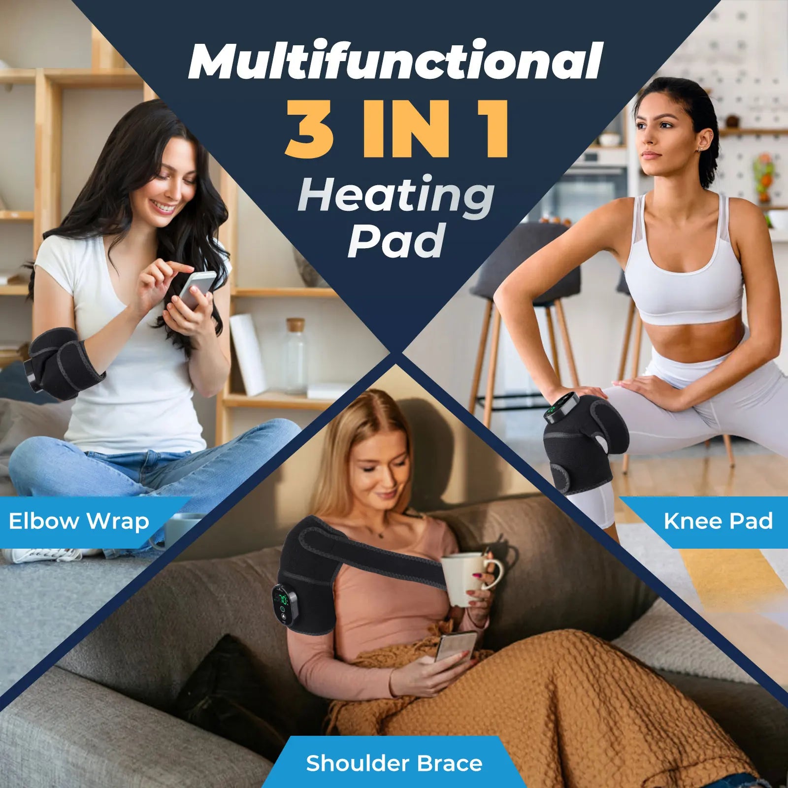 Portable Electric Hot/Cold Therapy Sleeve (Elbow/Knee)