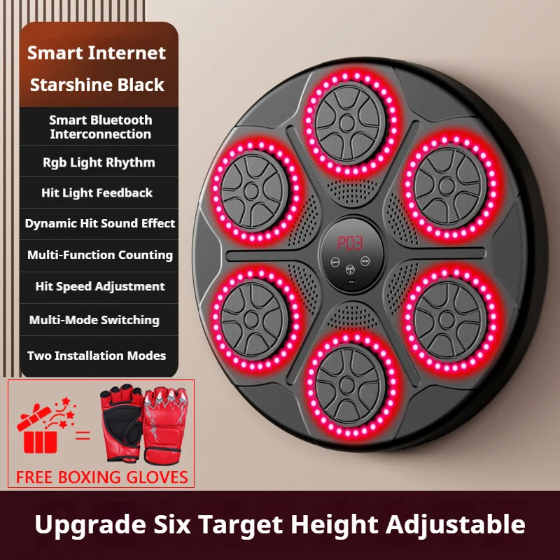 Wall Mounted Musical Boxing Machine w/ Bluetooth