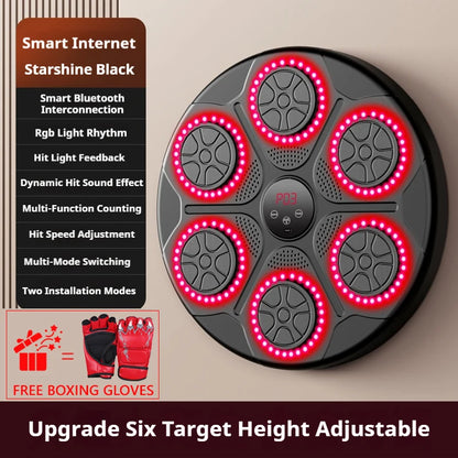Wall Mounted Musical Boxing Machine w/ Bluetooth
