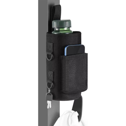 Magnetic Gym Water Bottle + Phone Holder.  