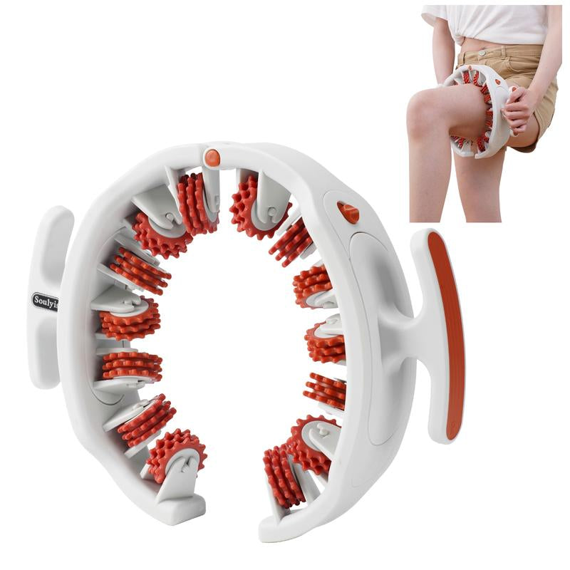 Cellulite Manual Push-Pull Roller - Thigh, Calf, Waist Push-Pull Tool - Deep Tissue Pain Relief, Body Sculpting, Anti-Inflammation and Fast Recovery